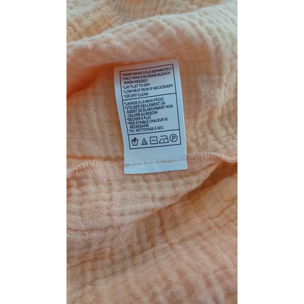 Steve Madden Madison Maxi Womens Dress Sz Med Salmon Color 100% Cotton - Picture 7 of 7